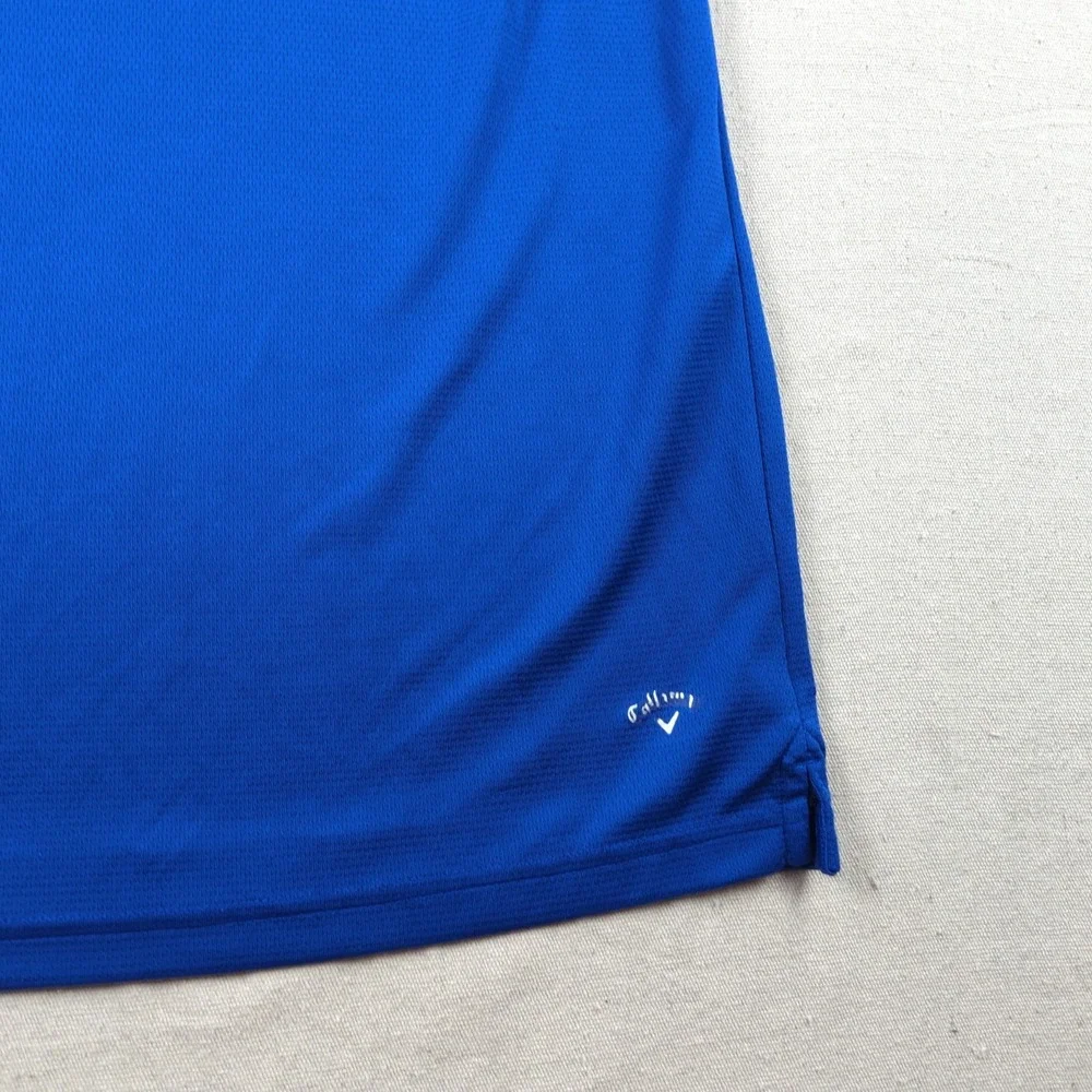 Callaway Shirt Mens 3XL Blue Performance‎ Golf Preppy Stretch Polo
